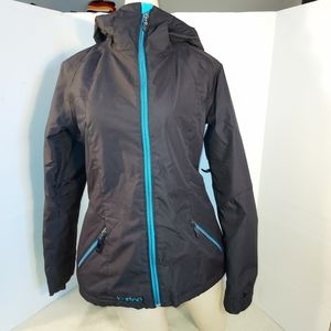 Burton DryRide Black Hooded Jacket size S